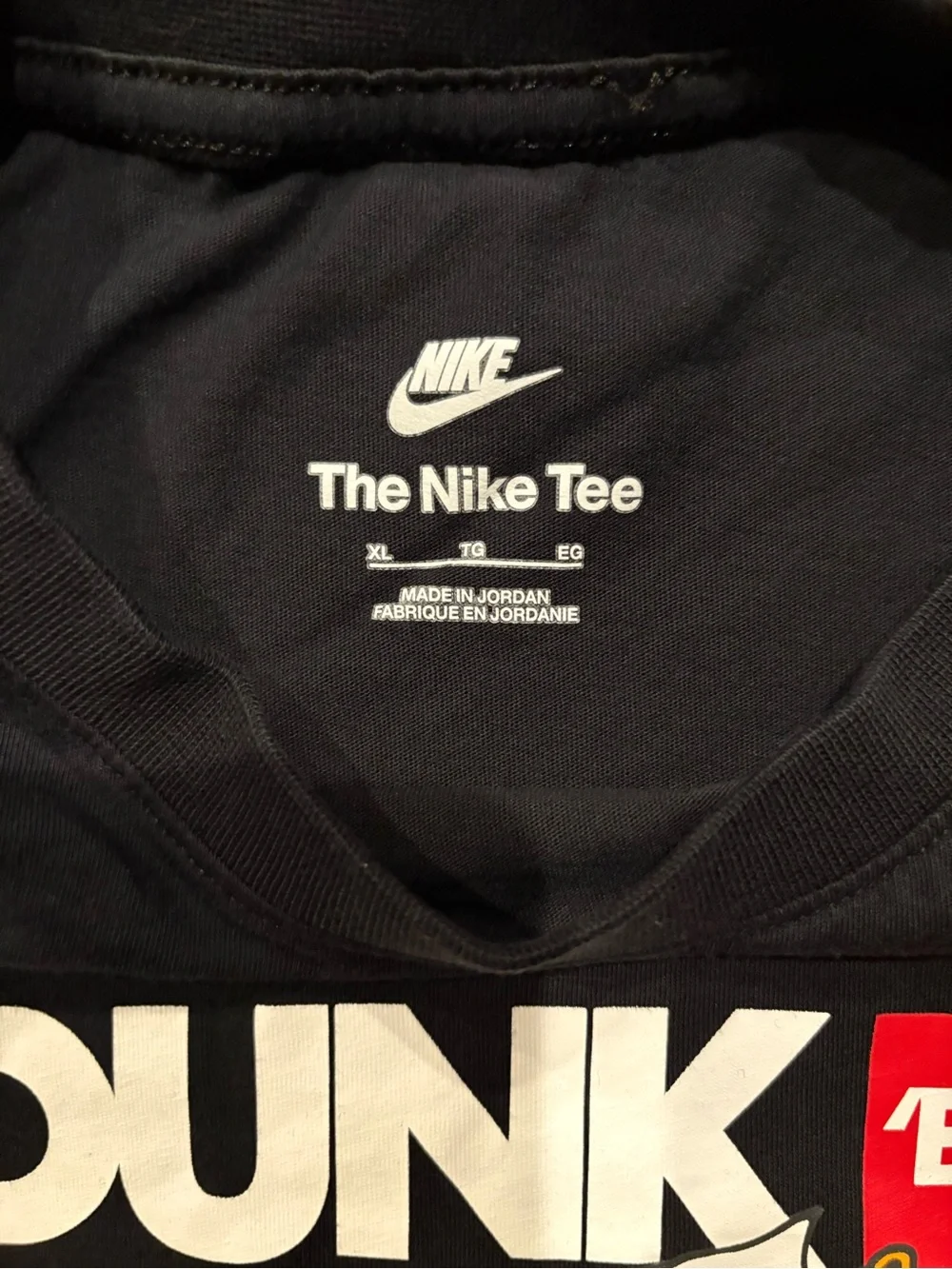 Kids XL Nike 'Dunk Em' Black Graphic Tee, Worn 1x!